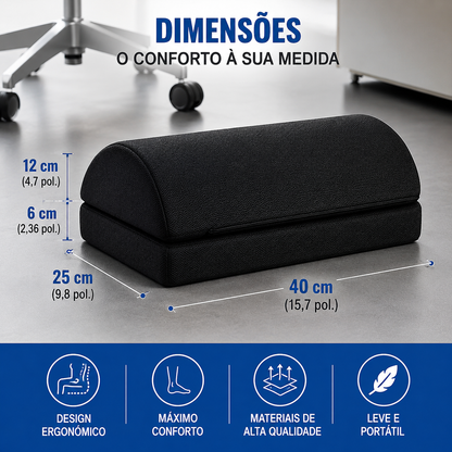Apoio Ergonómico para Pés em Espuma Viscoelástica Ajustável