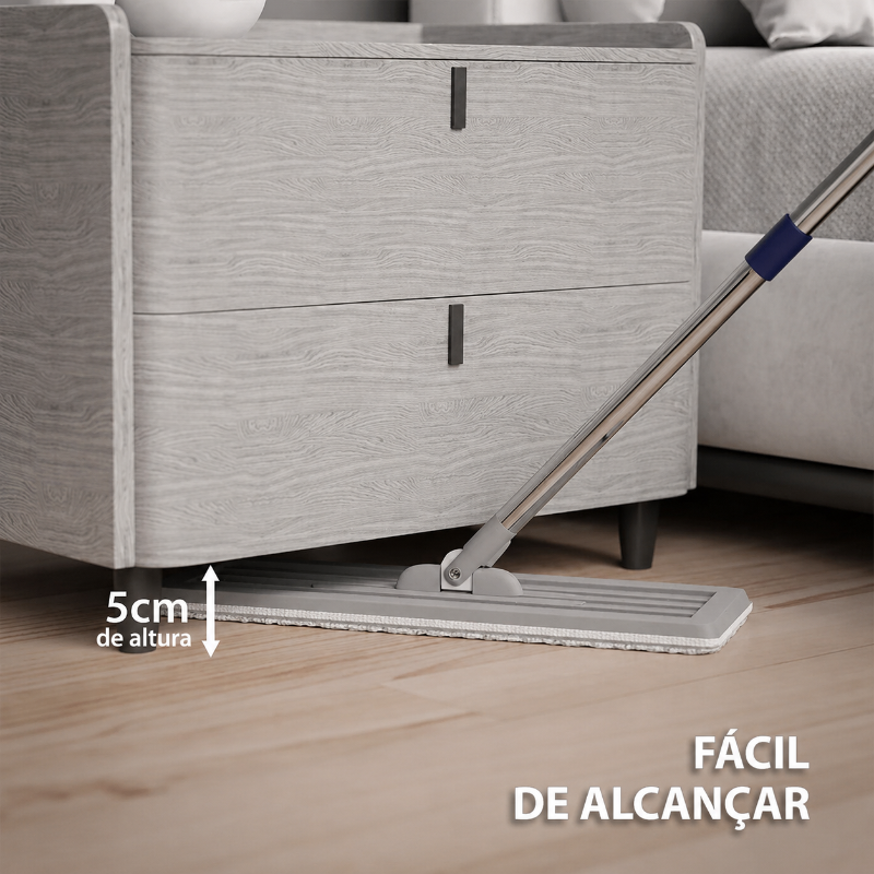 Kit Esfregão + Balde Compact — Lavar e Secar num só movimento