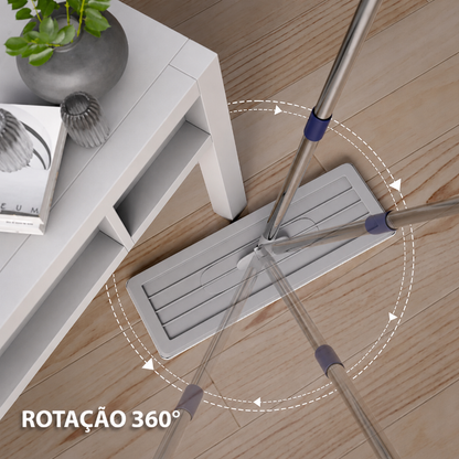 Kit Esfregão + Balde Compact — Lavar e Secar num só movimento